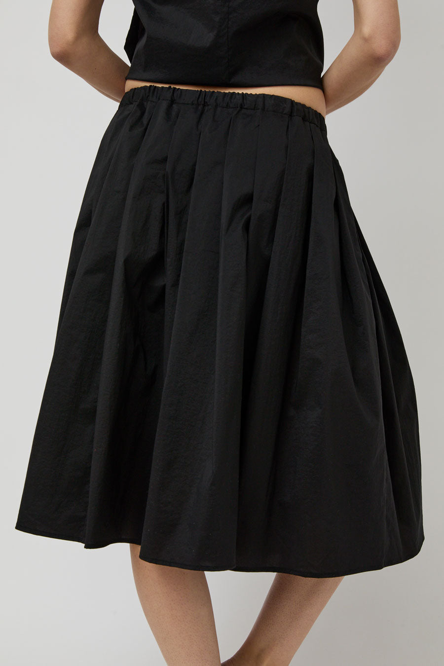 B Sides Eve Pleated Skirt in Black